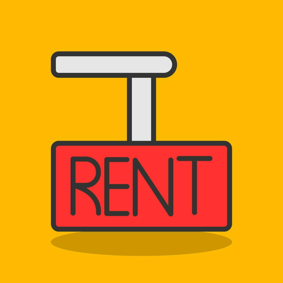 Rent Vector Icon Design