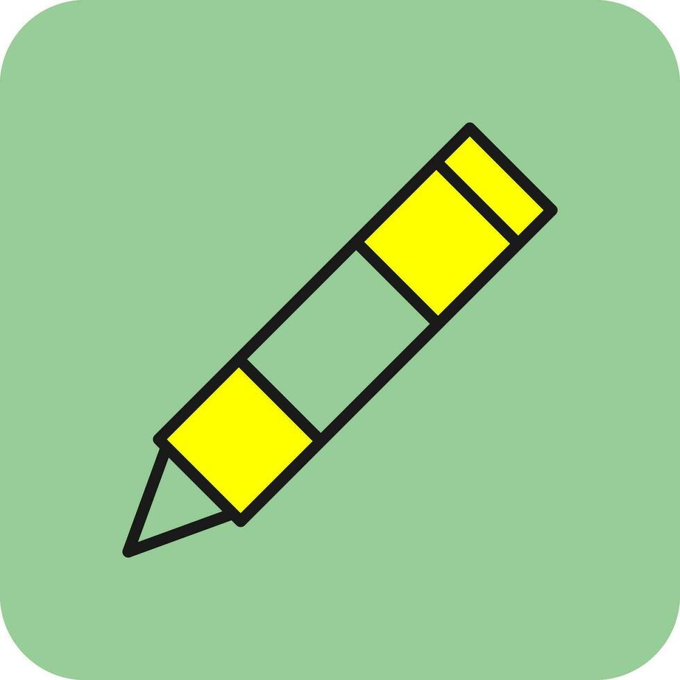 diseño de icono de vector de crayón