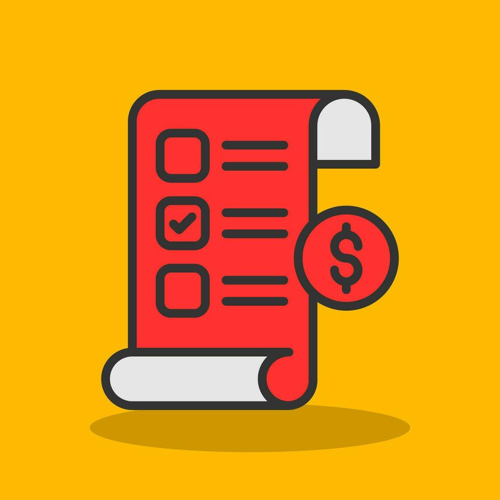Invoice Vector Icon Design