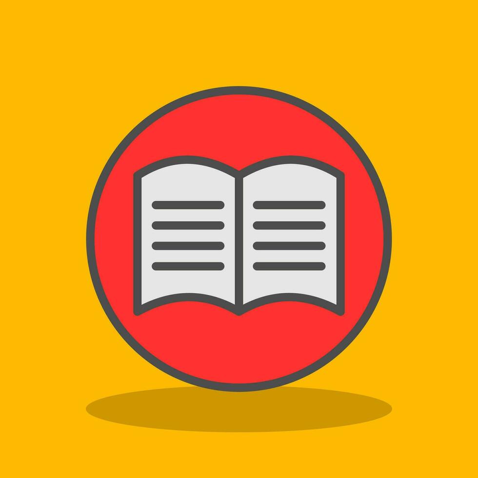 Manual book Vector Icon Design