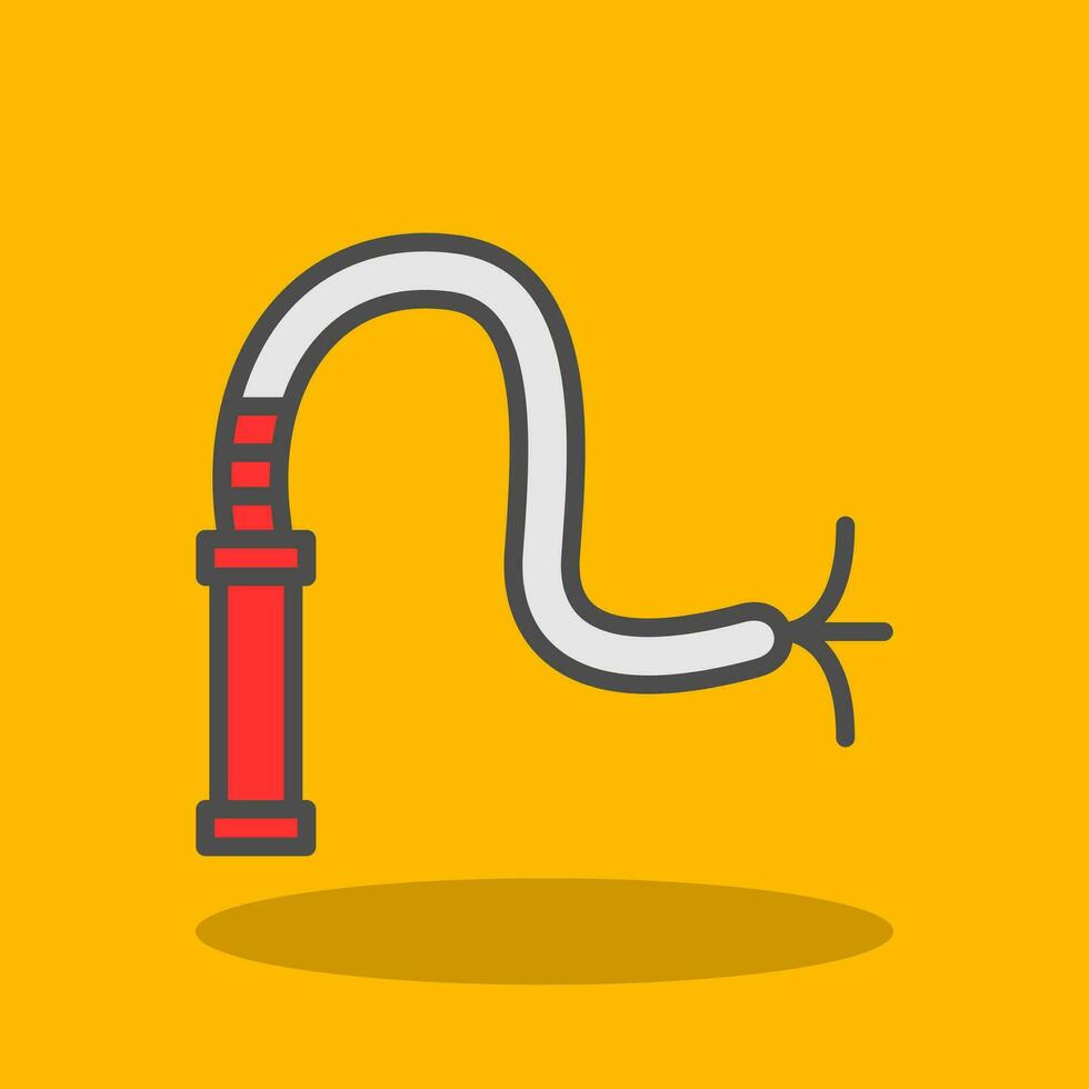 Whip Vector Icon Design
