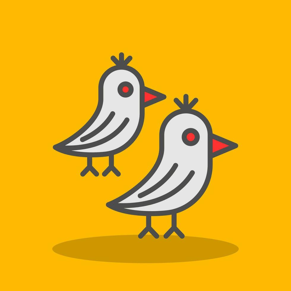 aves vector icono diseño