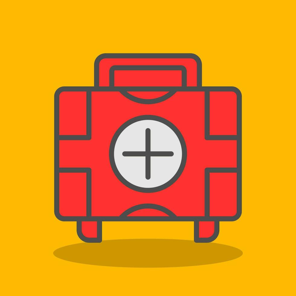 First aid kit Vector Icon Design