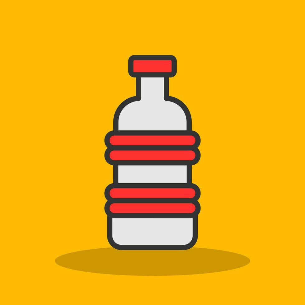 Plastic bottle Vector Icon Design