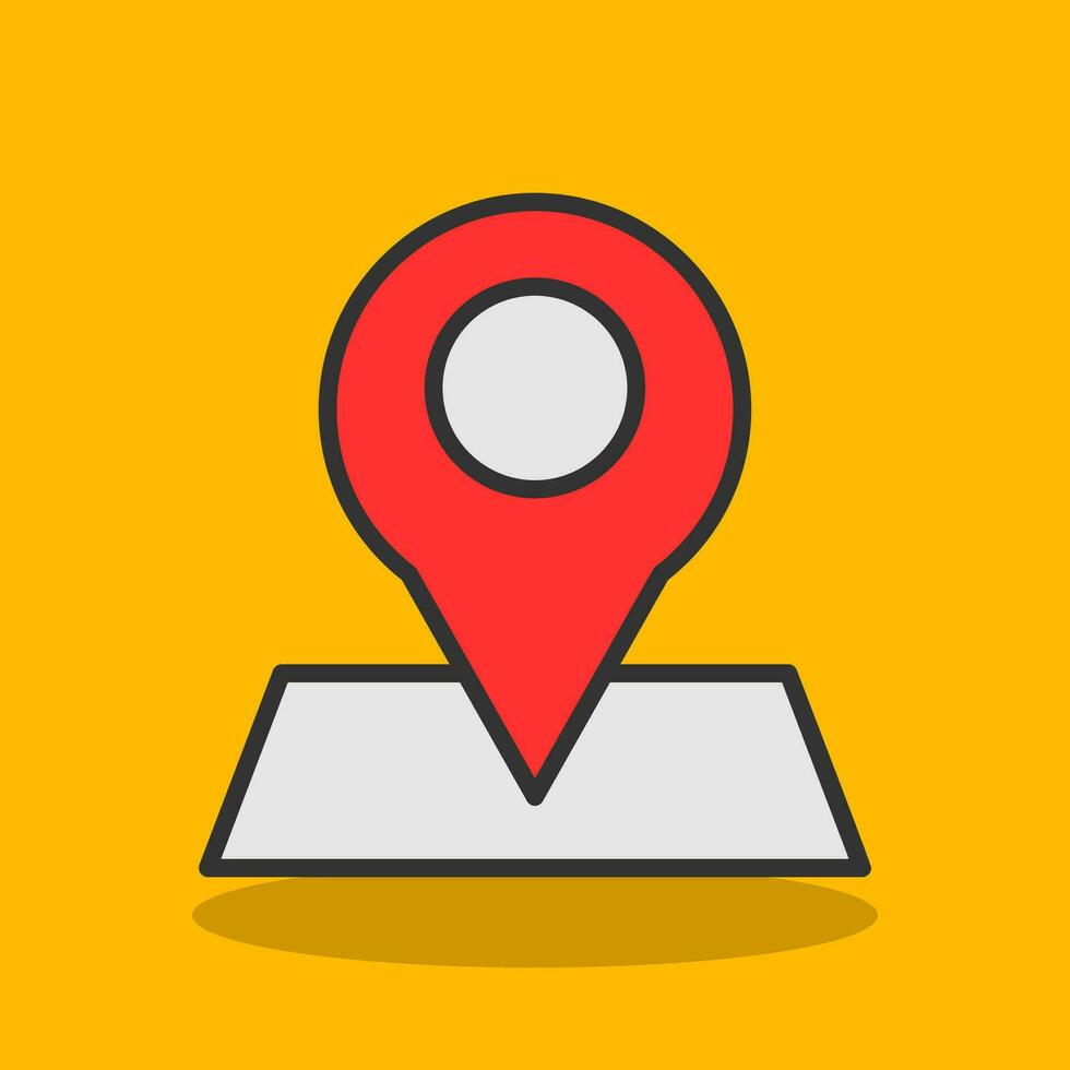 Map pointer Vector Icon Design