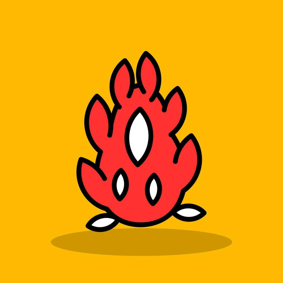 Pitaya Vector Icon Design