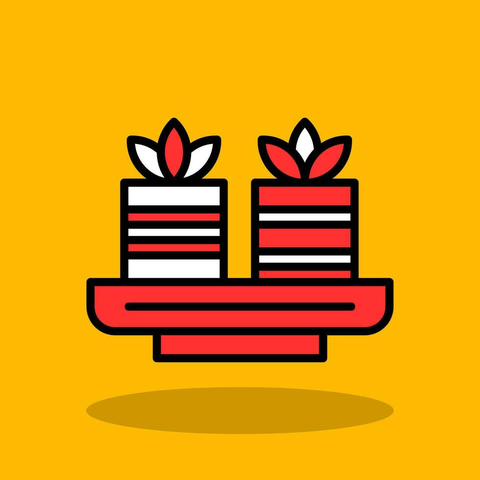 Khanom chan Vector Icon Design