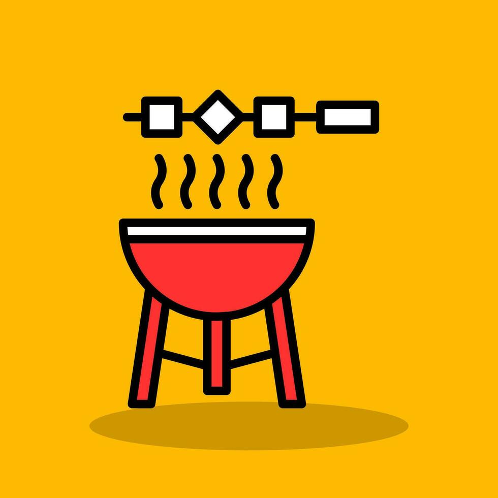 Barbecue Vector Icon Design