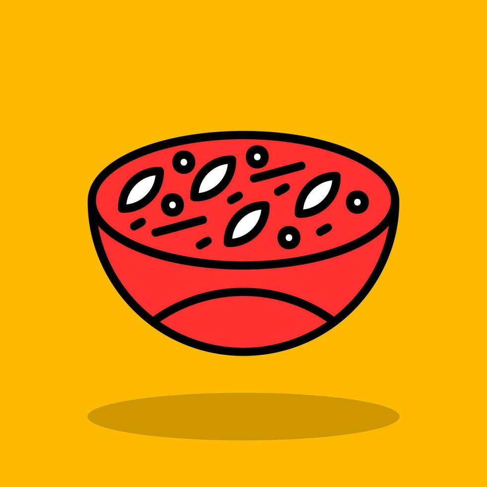 Green curry Vector Icon Design