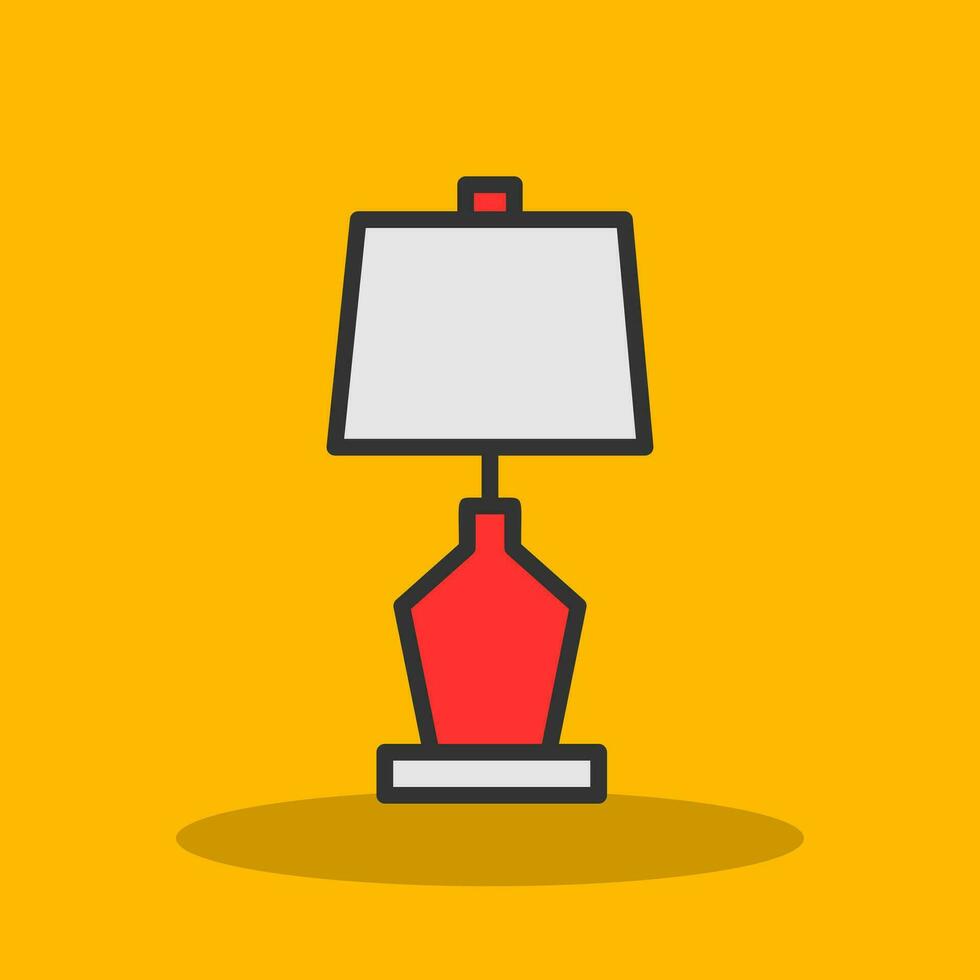 Lamp Vector Icon Design