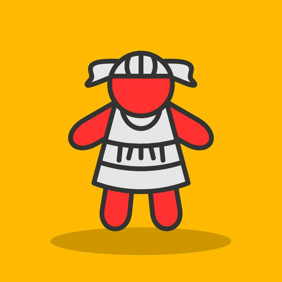 Doll Vector Icon Design