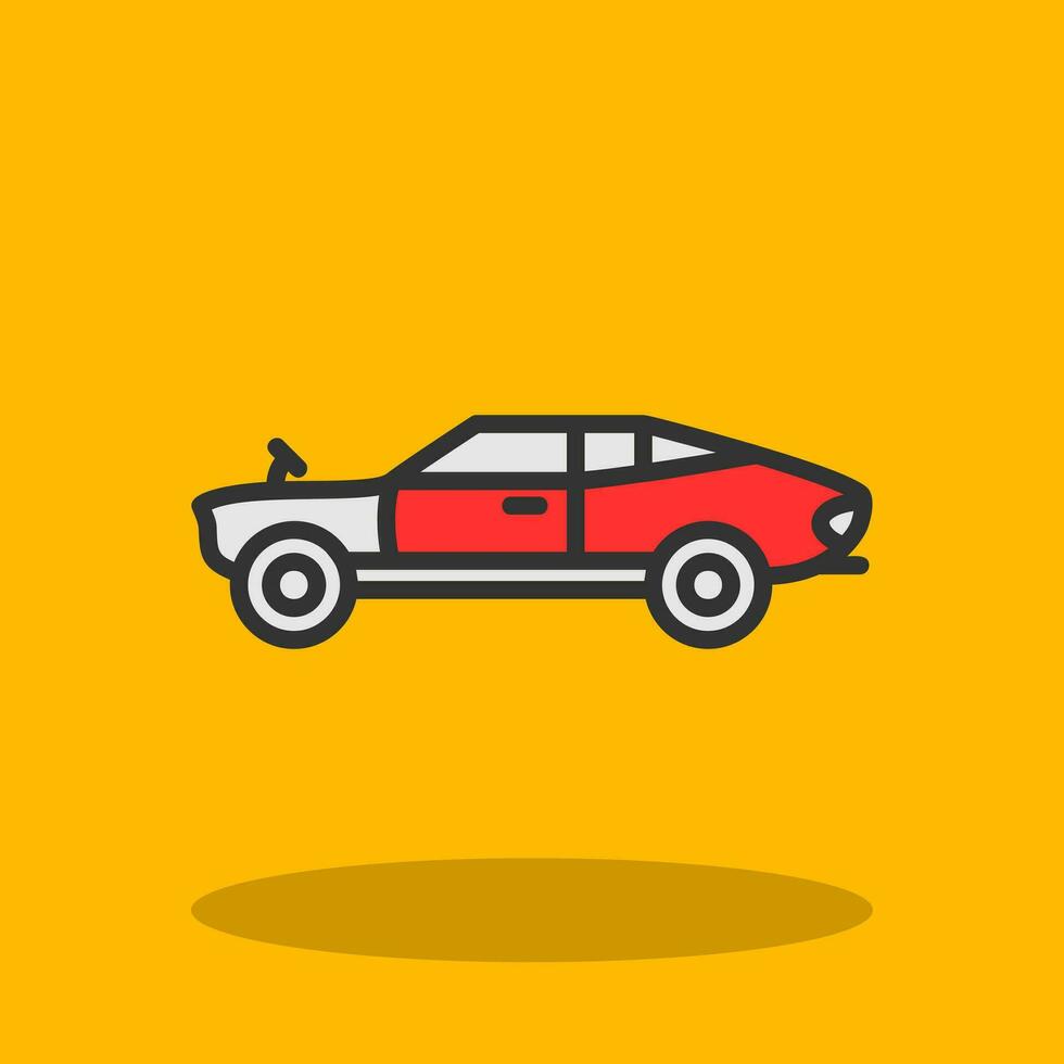 Old car Vector Icon Design