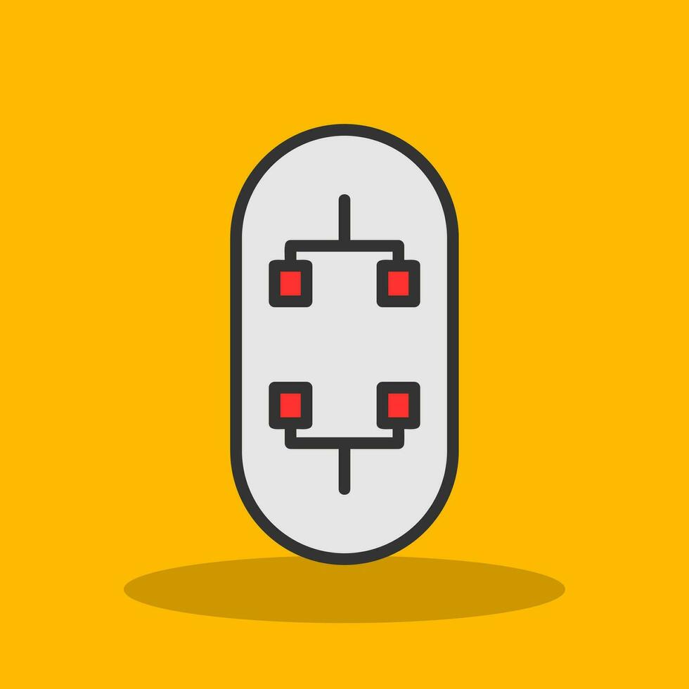 Skateboard Vector Icon Design