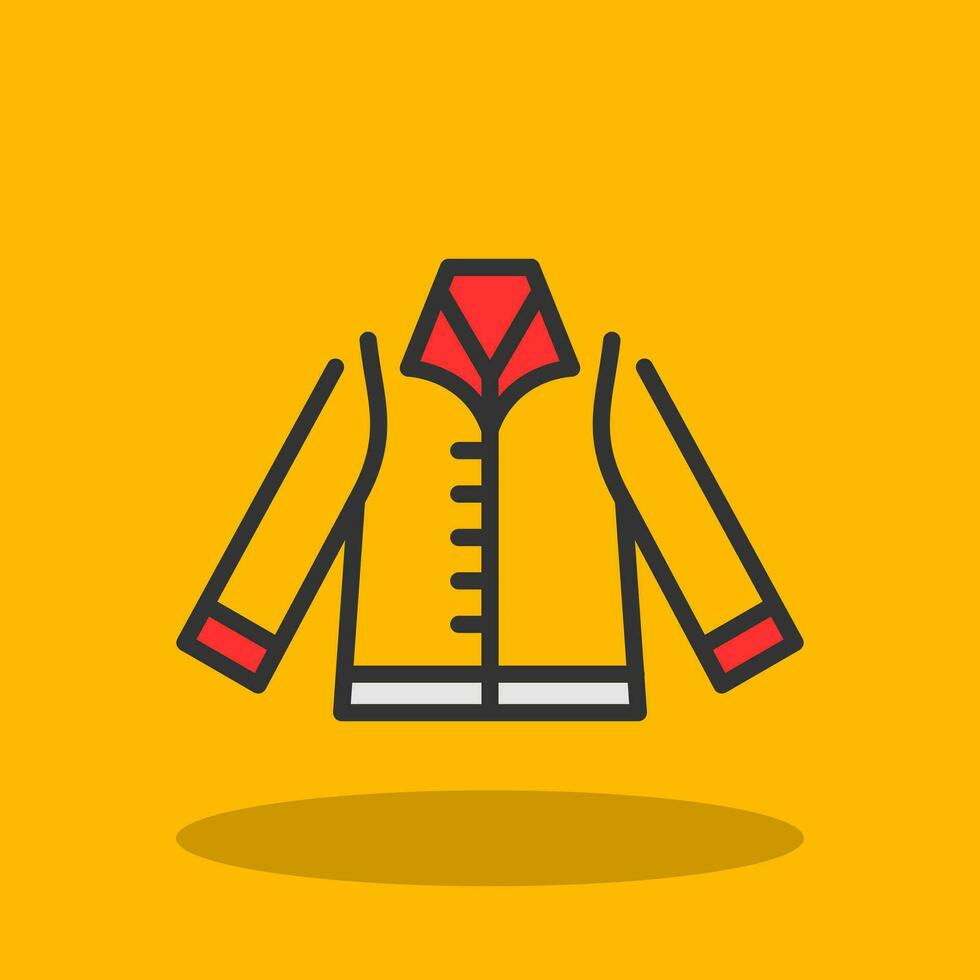 diseño de icono de vector de chaqueta