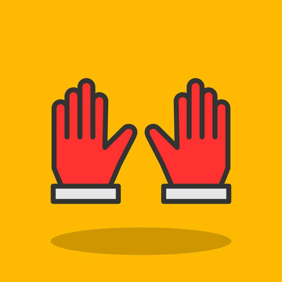 Glove Vector Icon Design