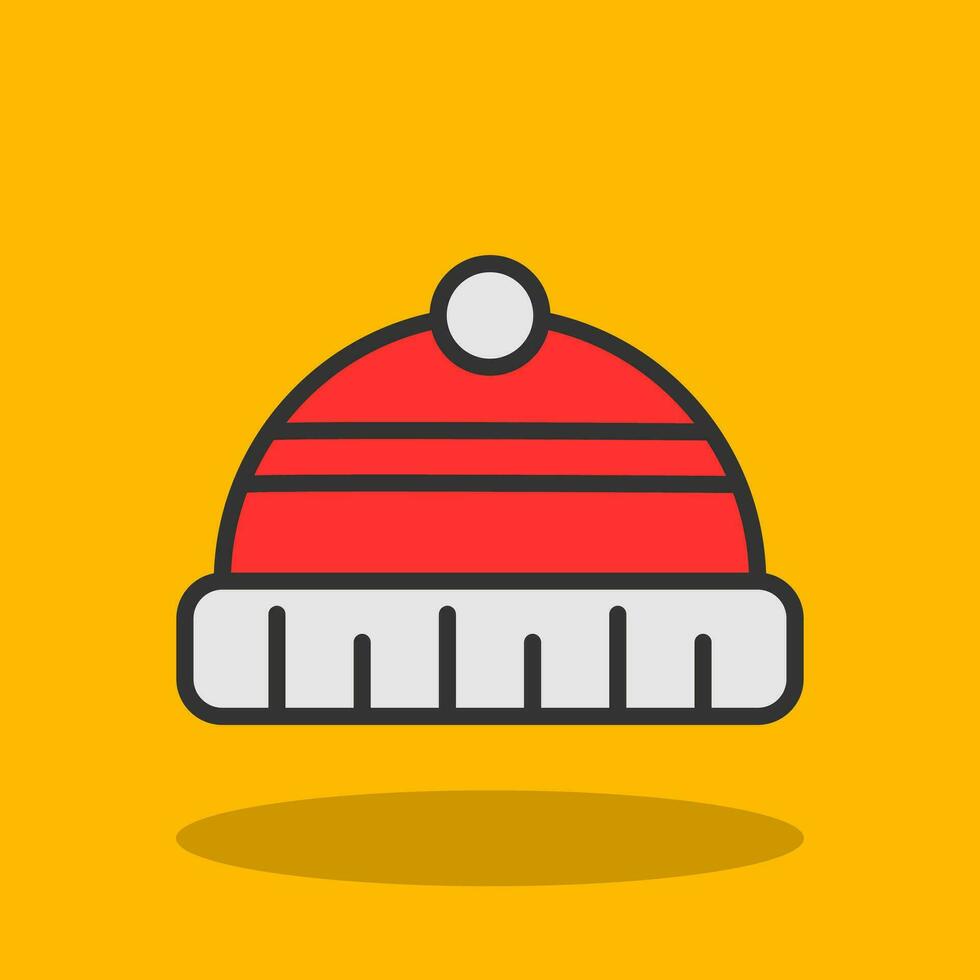 diseño de icono de vector de gorro