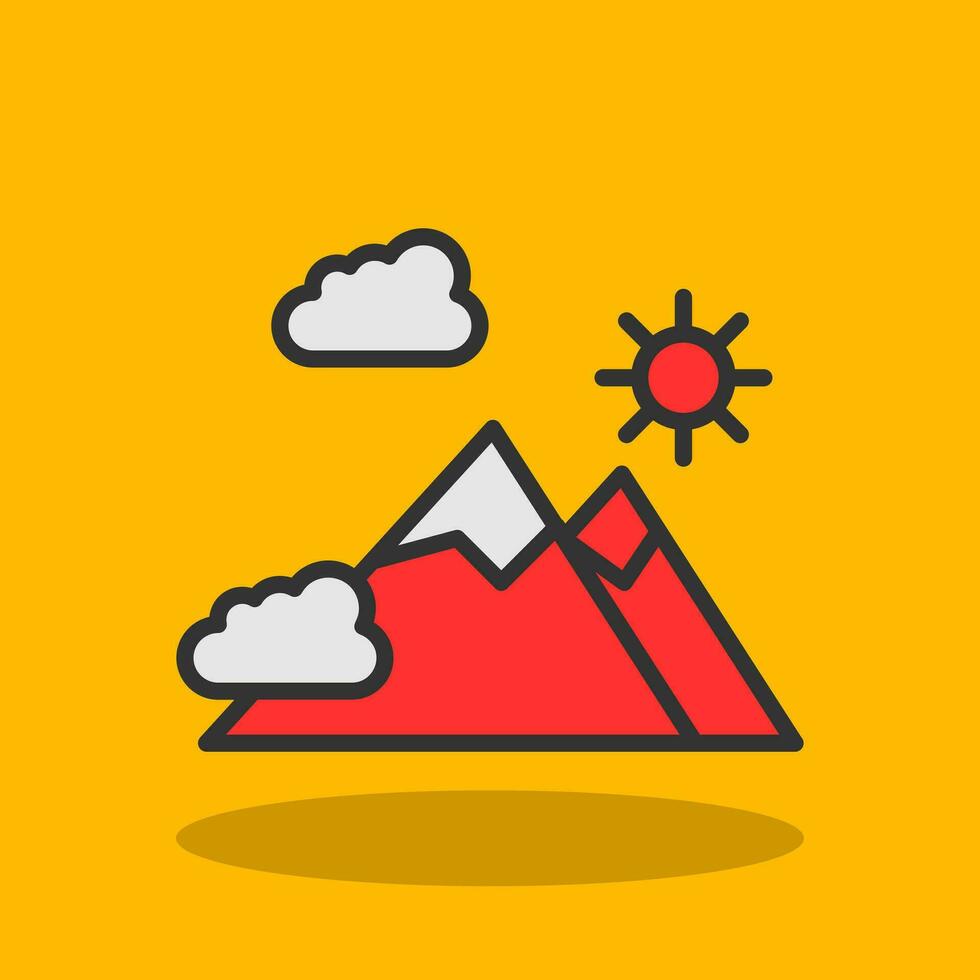 Avalanche Vector Icon Design