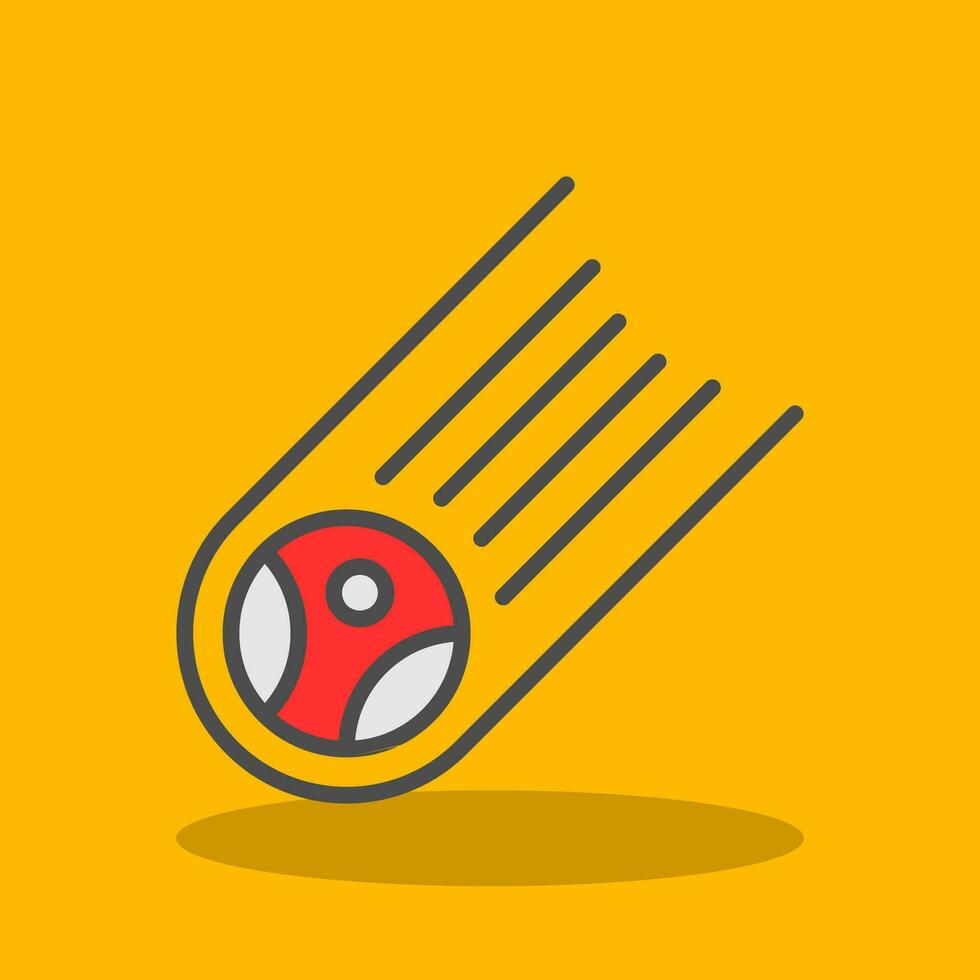 Meteorite Vector Icon Design