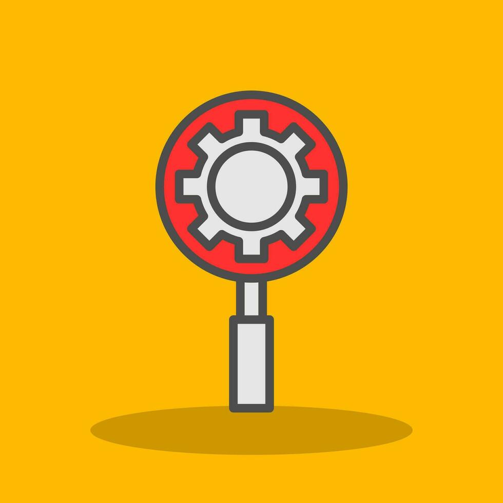 Magnifying glass Vector Icon Design