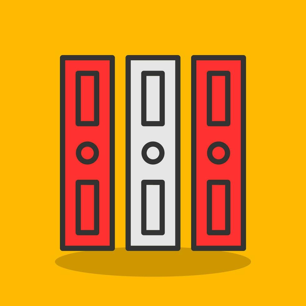 Binders Vector Icon Design