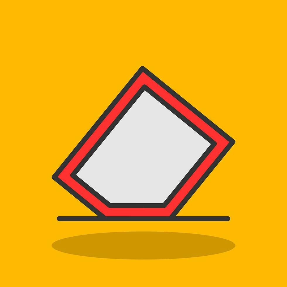 Eraser Vector Icon Design