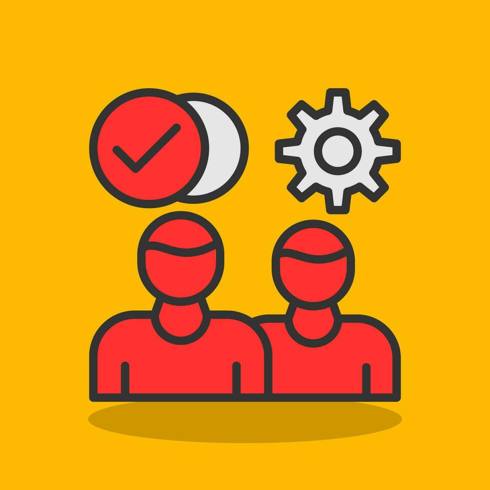 Teamwork Vector Icon Design