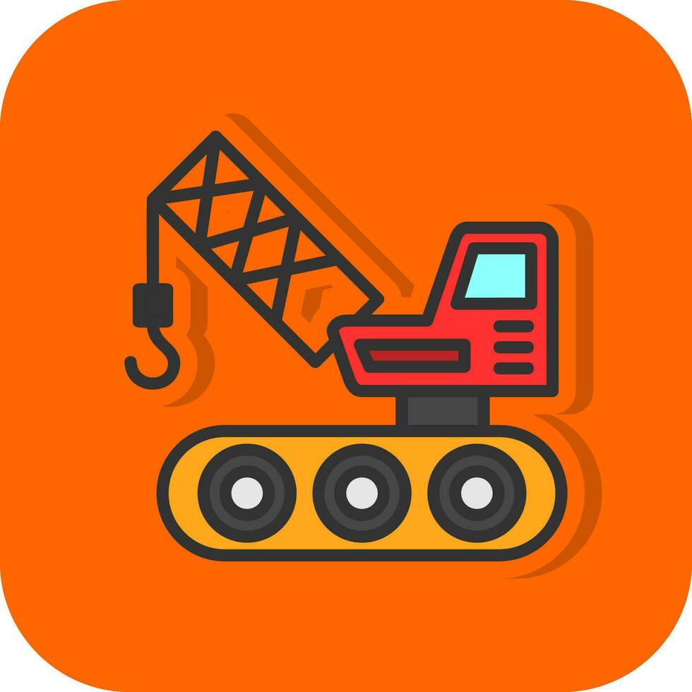 Crane Vector Icon Design