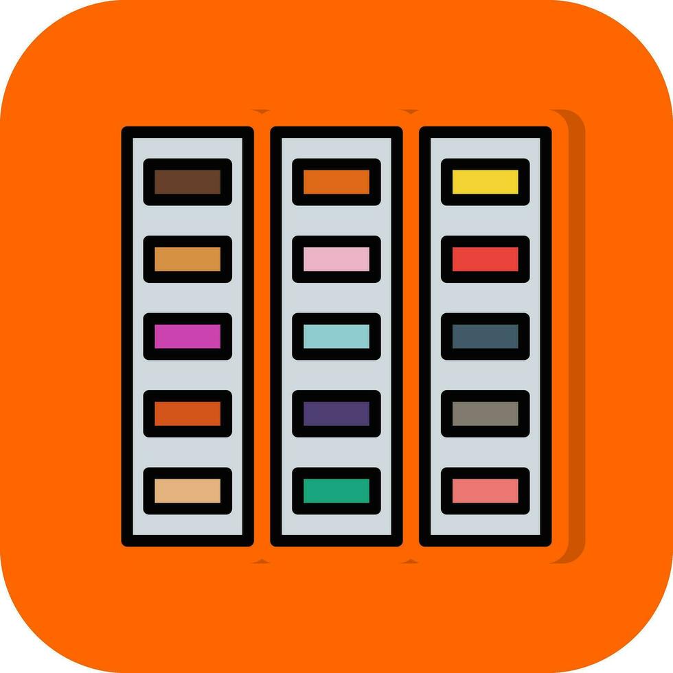 Color palette Vector Icon Design