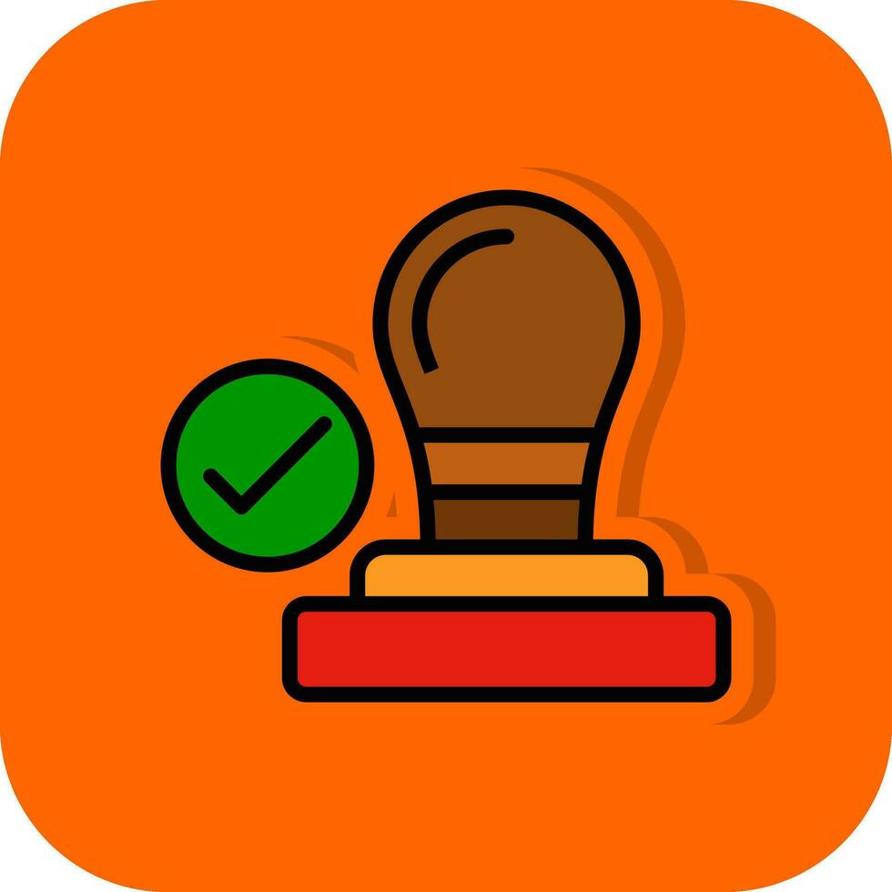 Stamp Vector Icon Design