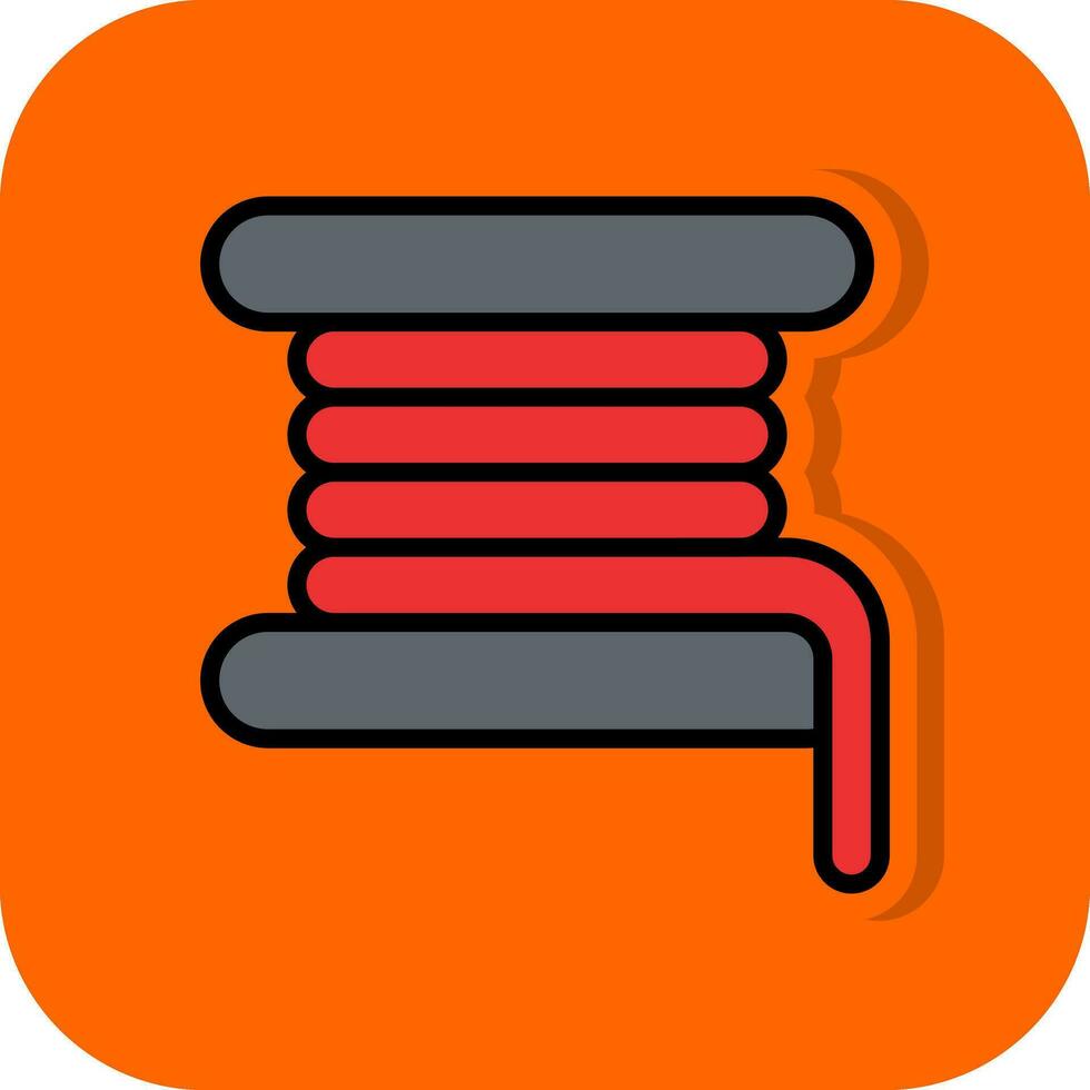 3d printing filament Vector Icon Design
