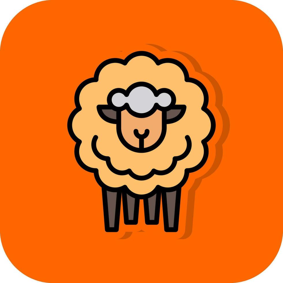 Sheep Vector Icon Design