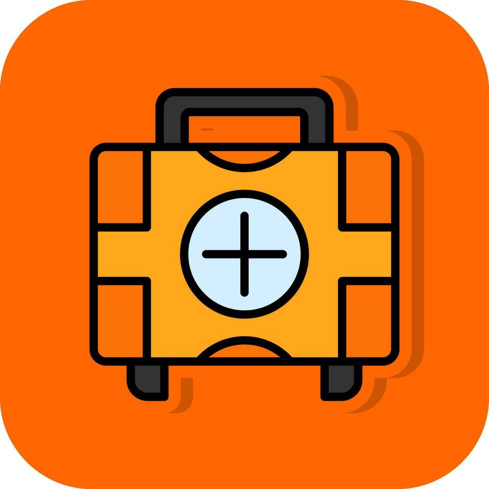 First aid kit Vector Icon Design