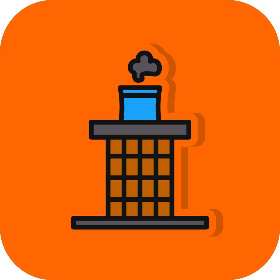 Chimney Vector Icon Design