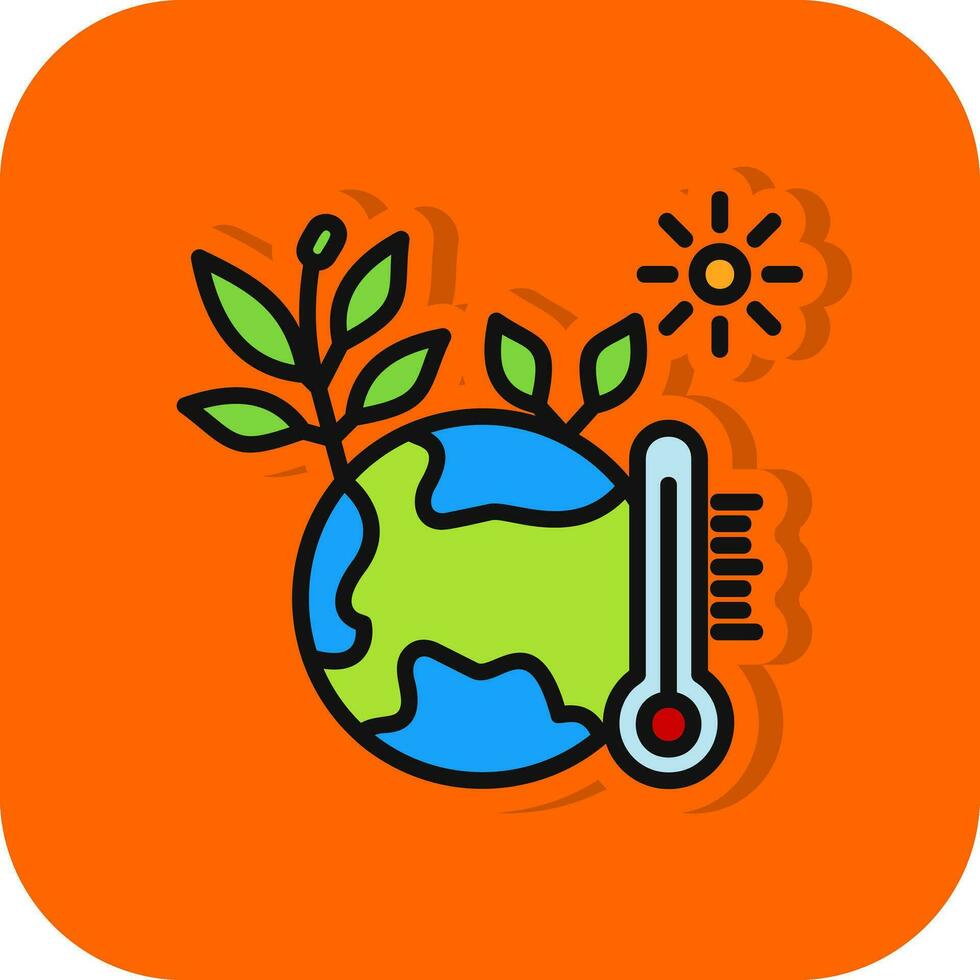 Climate change Vector Icon Design