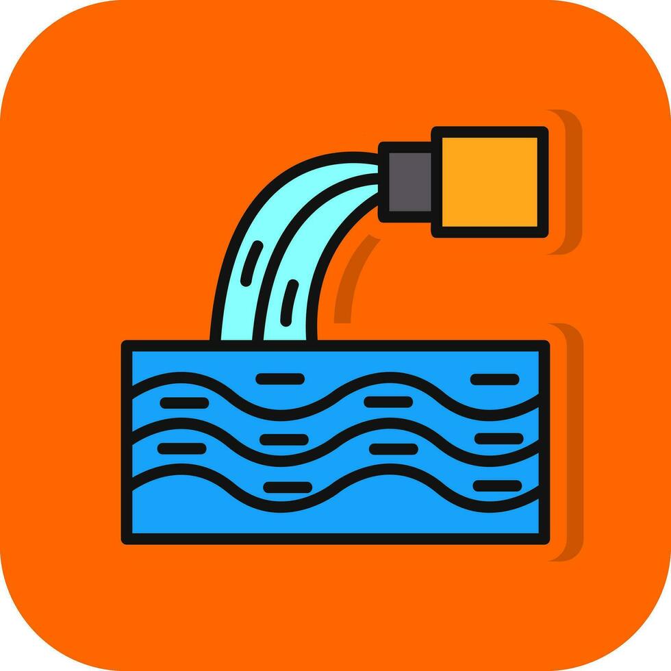 Waste water Vector Icon Design