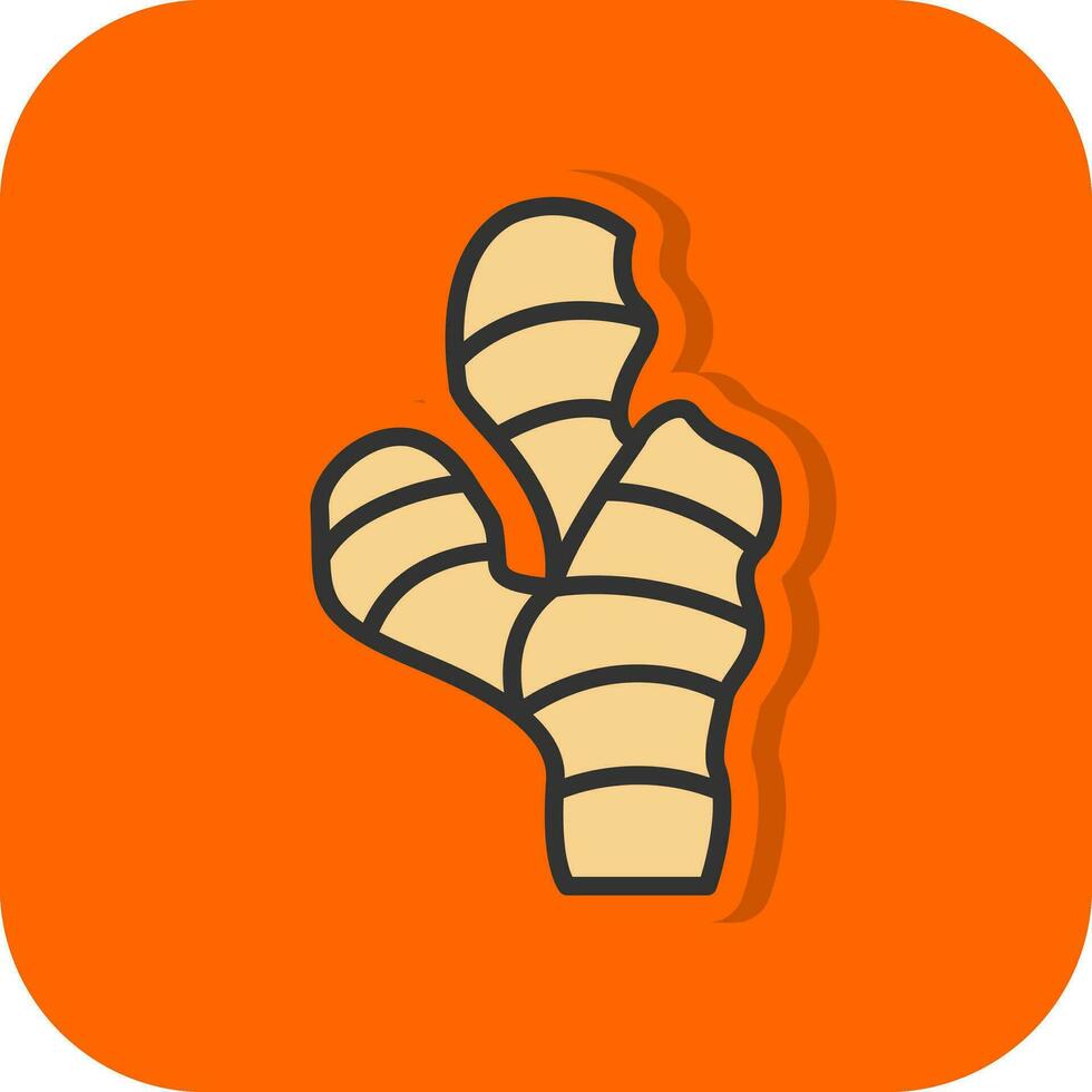 Ginger Vector Icon Design