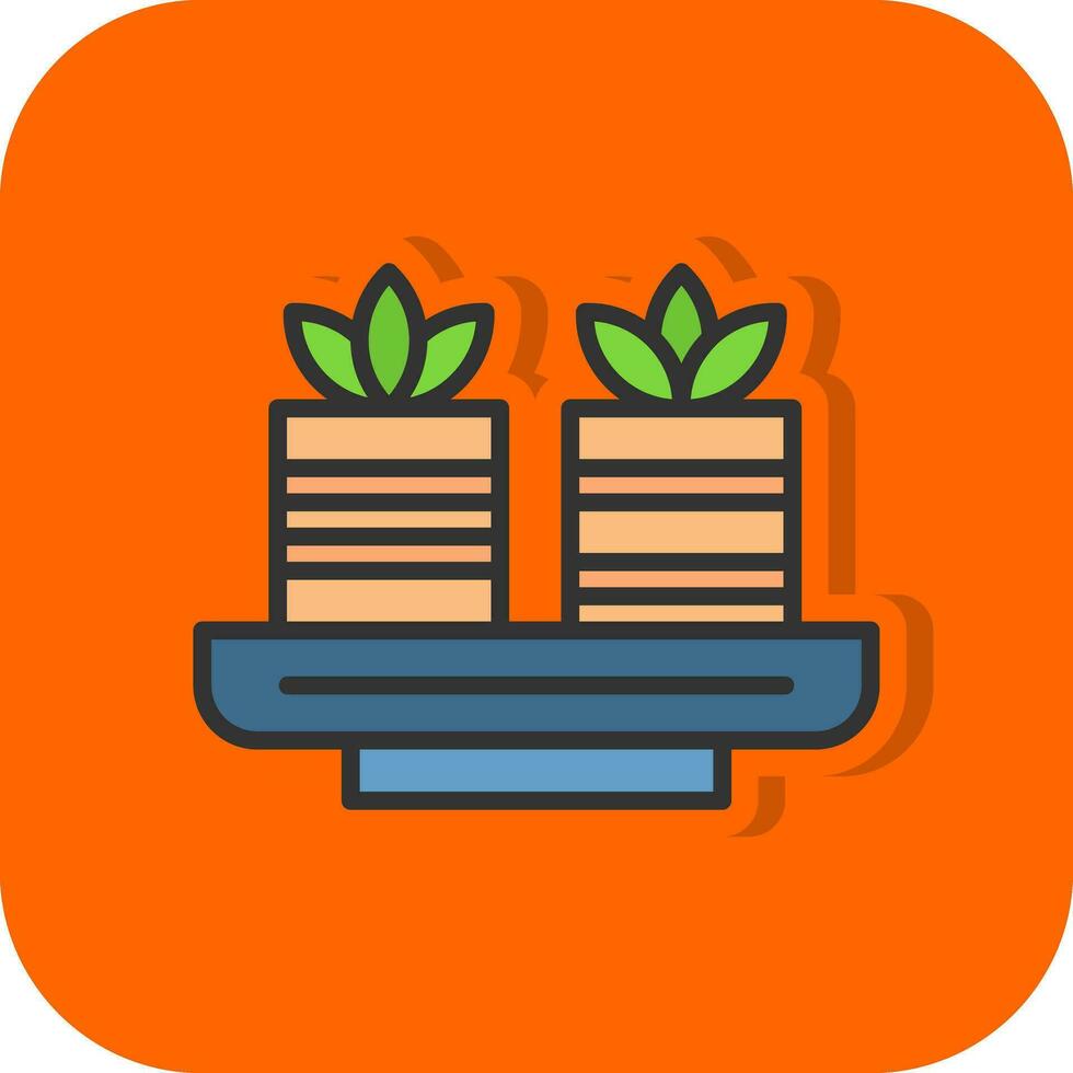 Khanom chan Vector Icon Design