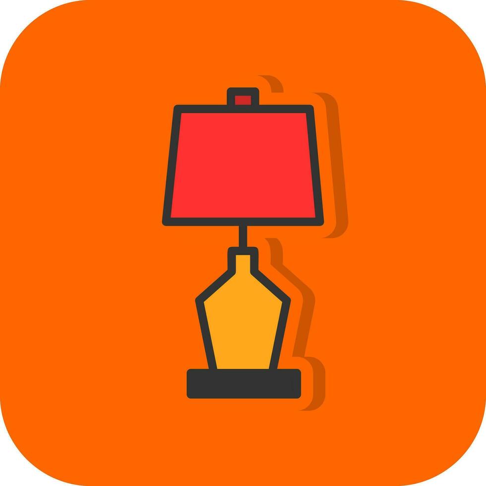 Lamp Vector Icon Design