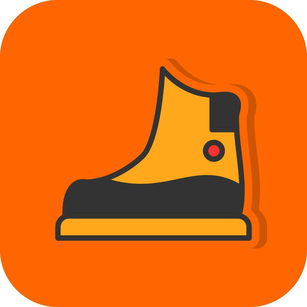 Snow boot Vector Icon Design