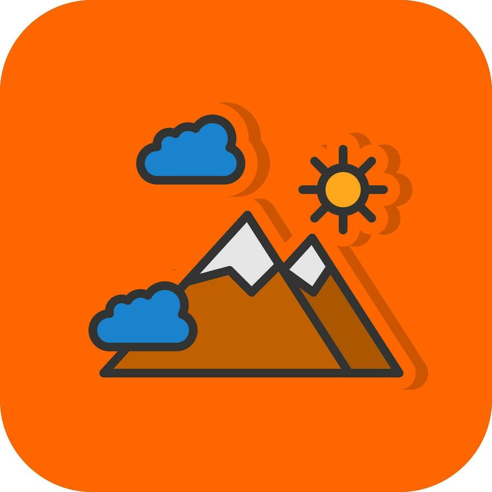 Avalanche Vector Icon Design