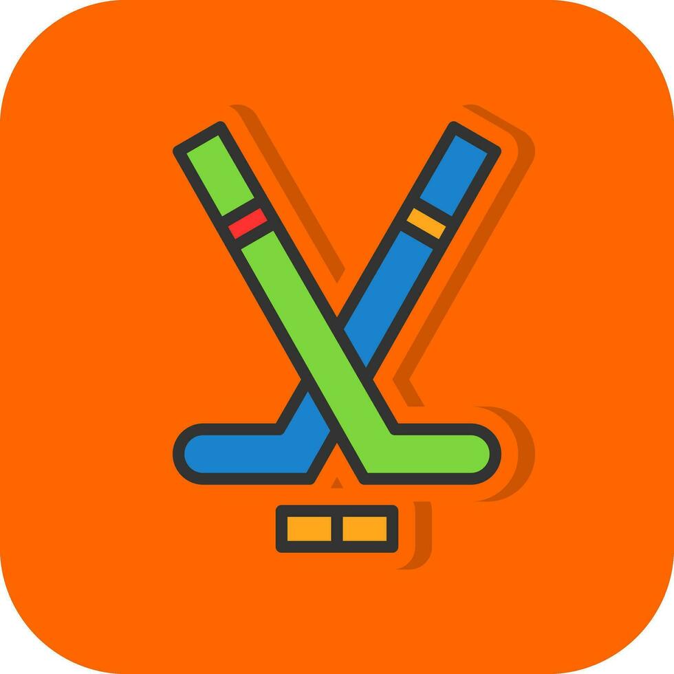 diseño de icono de vector de hockey