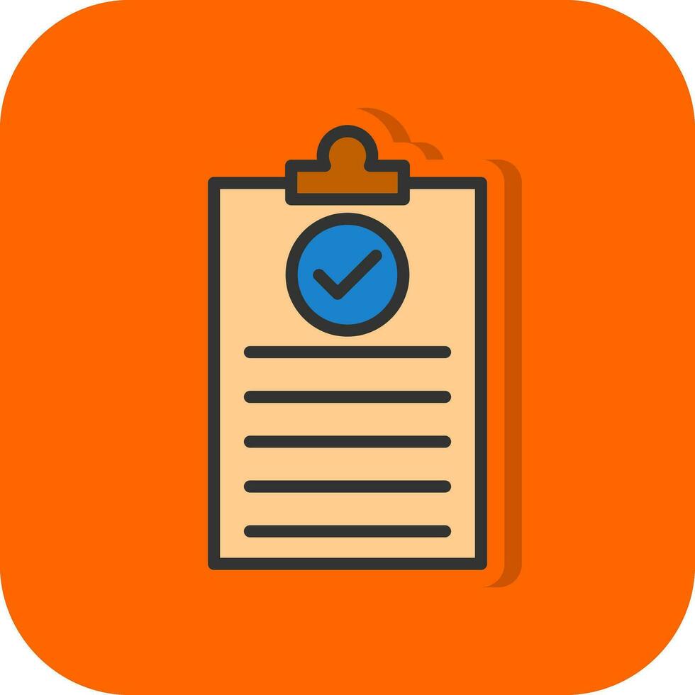 List Vector Icon Design