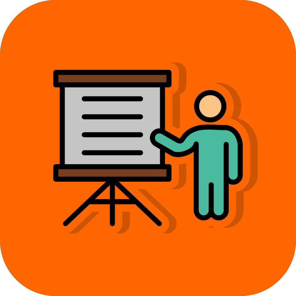 Presentation Vector Icon Design