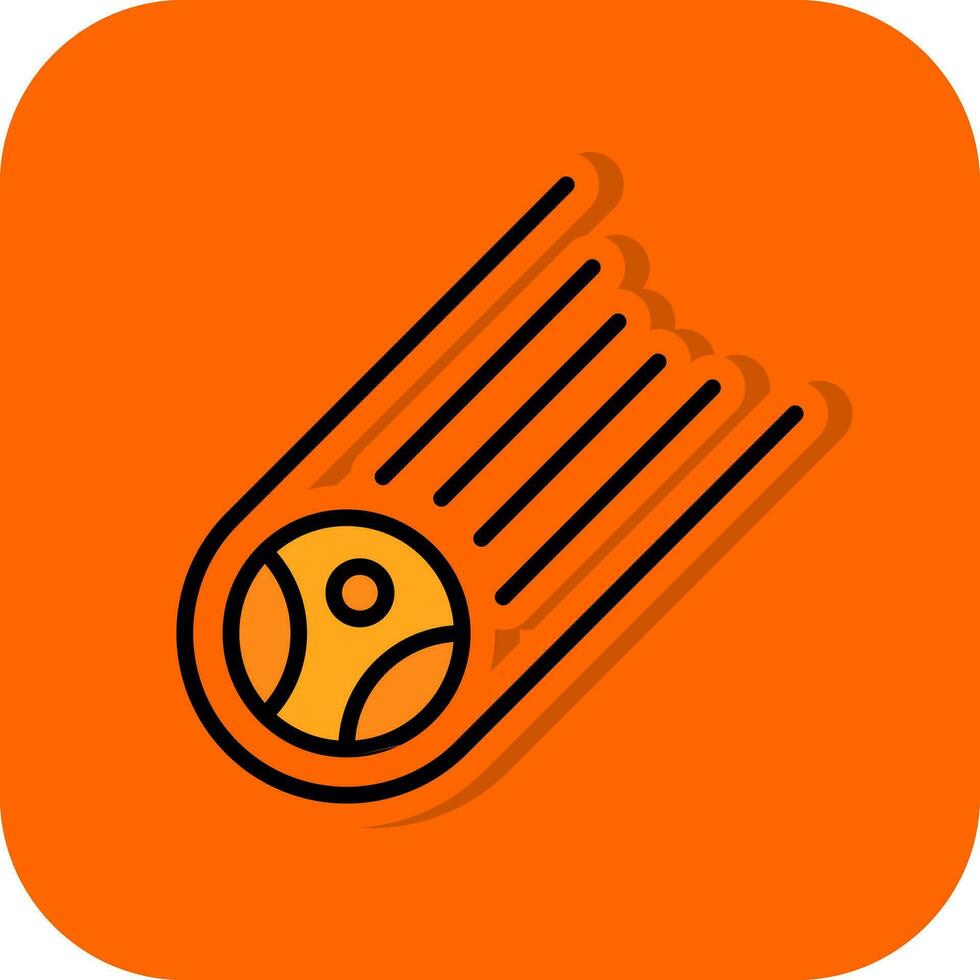 Meteorite Vector Icon Design