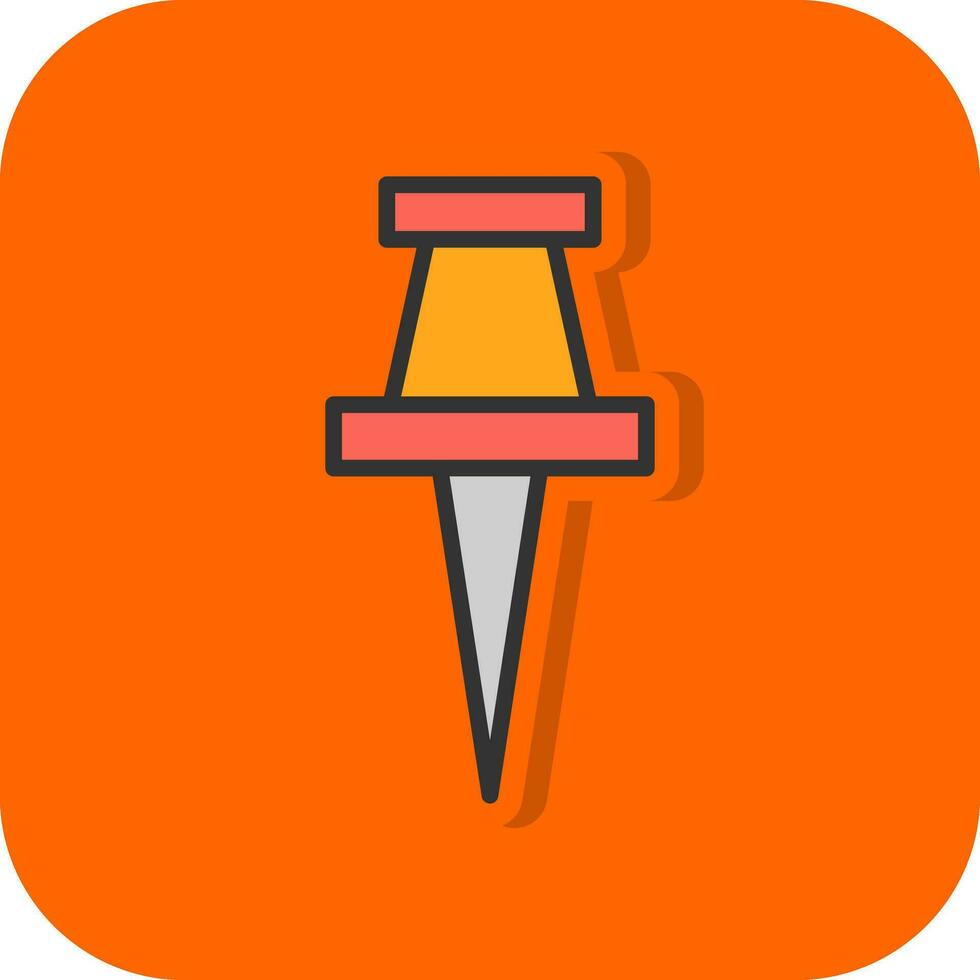 Push pin Vector Icon Design