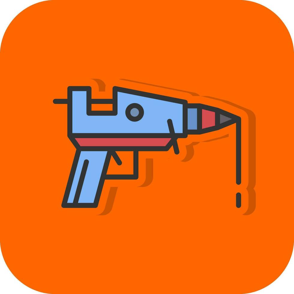 Hot glue gun Vector Icon Design