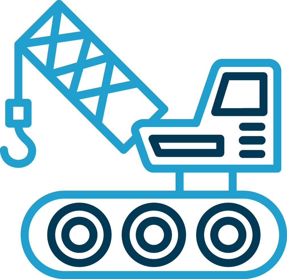 Crane Vector Icon Design