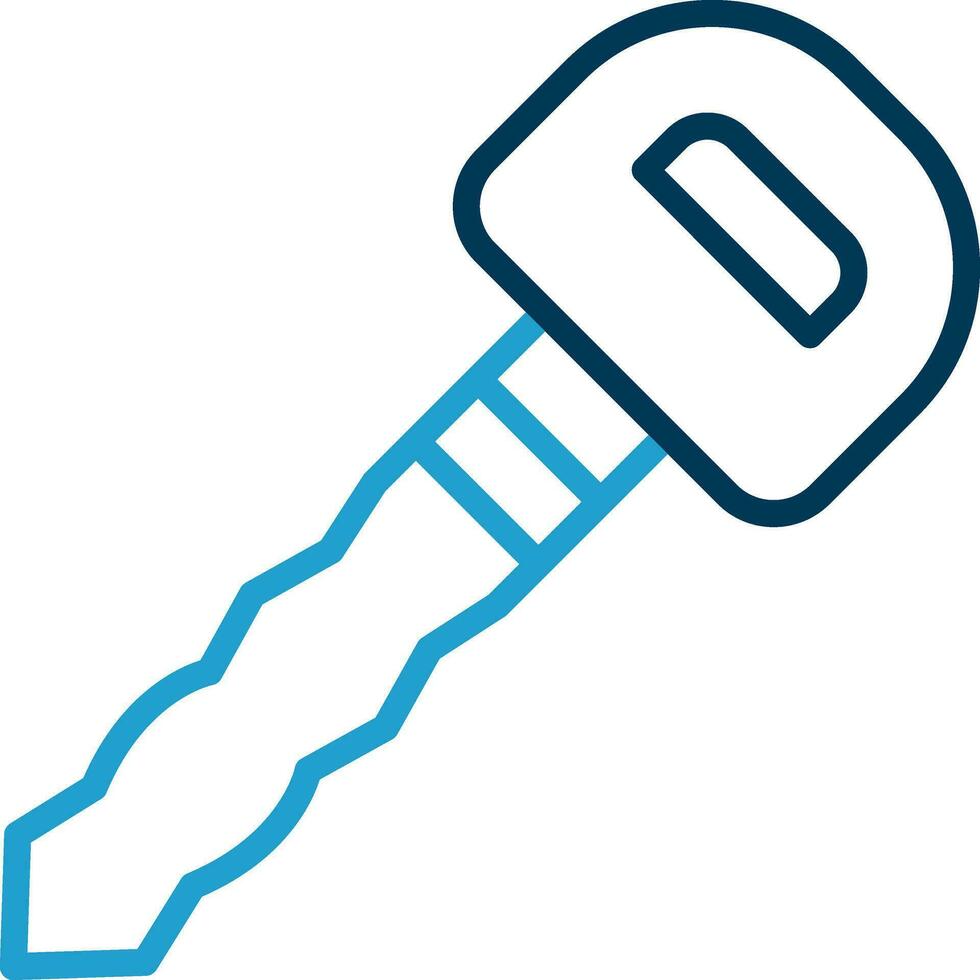 Car key Vector Icon Design