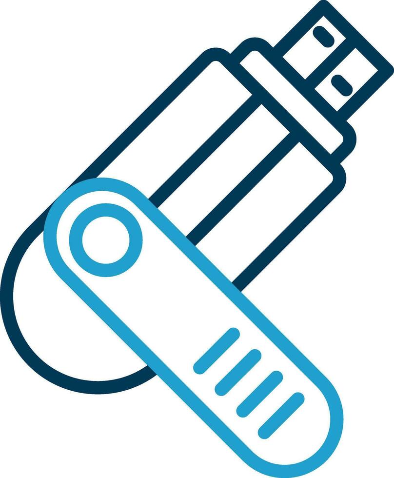 Flash drive Vector Icon Design