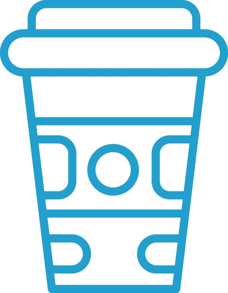 Paper cup Vector Icon Design